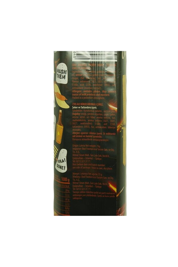 Acı Biberli Cips 75 gr (20 Adet) - 2