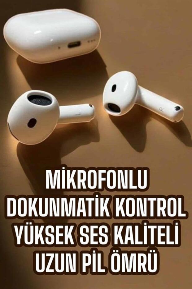 4.Nesil Kaliteli TWS Android ve İOS Uyumlu Mikrofonlu Kulaklık - 1