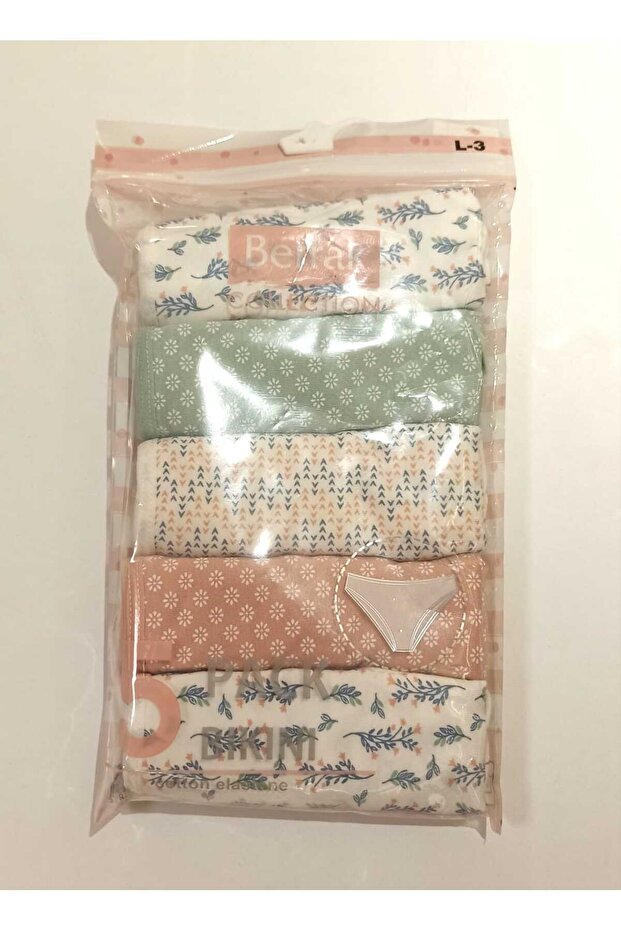 Cotton Elastic 5-Piece Bikini Mold Size L