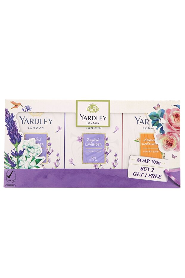 Luxury Soap 3 Assorted Pieces - 3