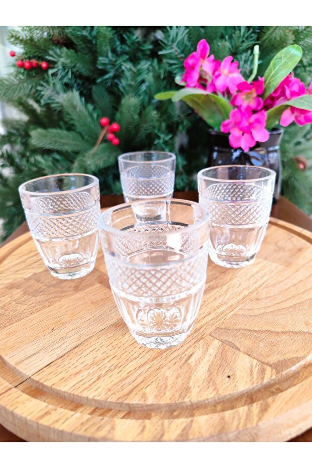 Laurend Kahve Yanı Bardağı 4'lü Set - 70 ml - 6