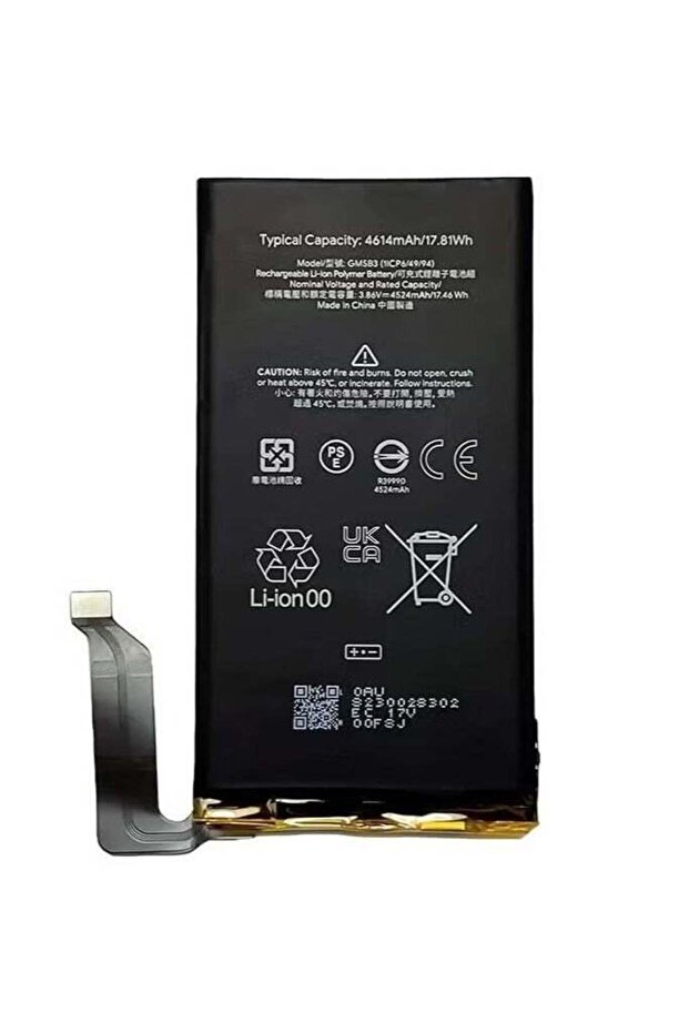 Replacement Battery for Google Pixel 6 – 4600mAh High-Capacity Li-ion Internal Battery, OEM Quality