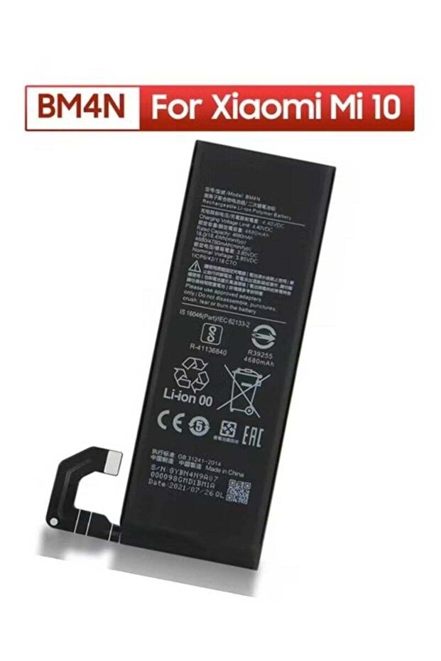 High-Quality Original Replacement Battery for Xiaomi Mi 10 5G/10S – Black | Premium Lithium-Ion Cel