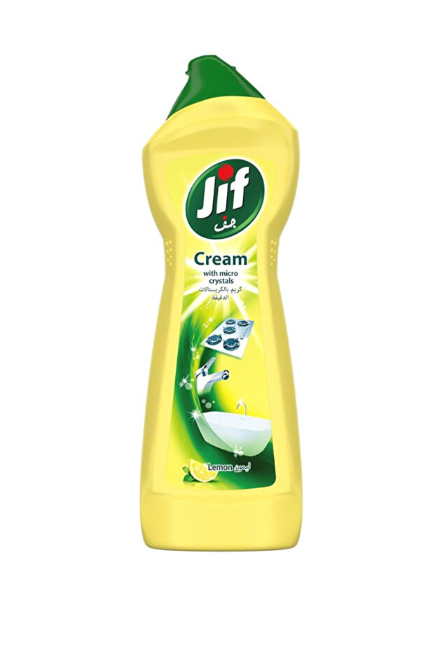 Cream Cleaner, with micro crystals technology, Lemon, eliminates grease 750ml