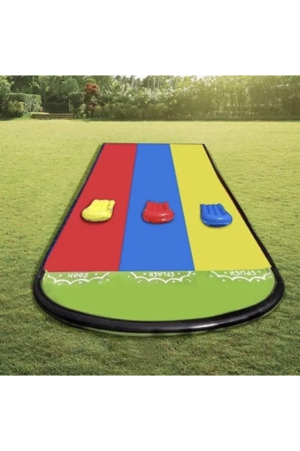 Inflatable slide with sprayers, Multicolor - 8