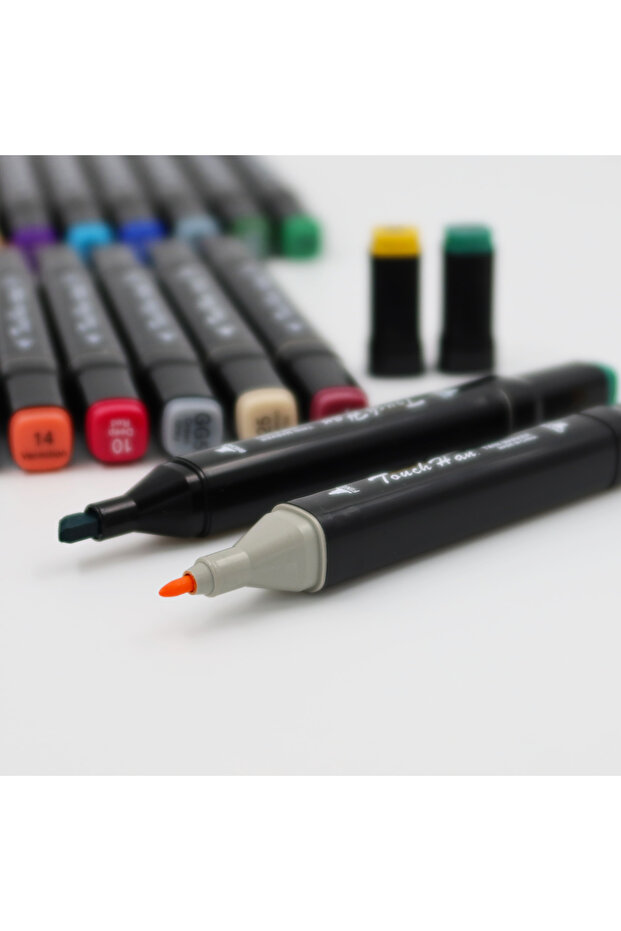 Touch Sketc 24lü Profesyonel Marker Seti / Siyah Çantalı & Çift Uçlu - 3