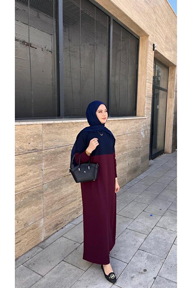 508 Knitwear Dress Burgundy