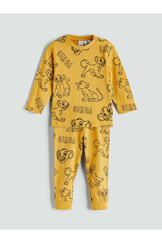 LCW babySari Aslan Kral Baskılı Erkek Bebek Pijama Takımı - 1
