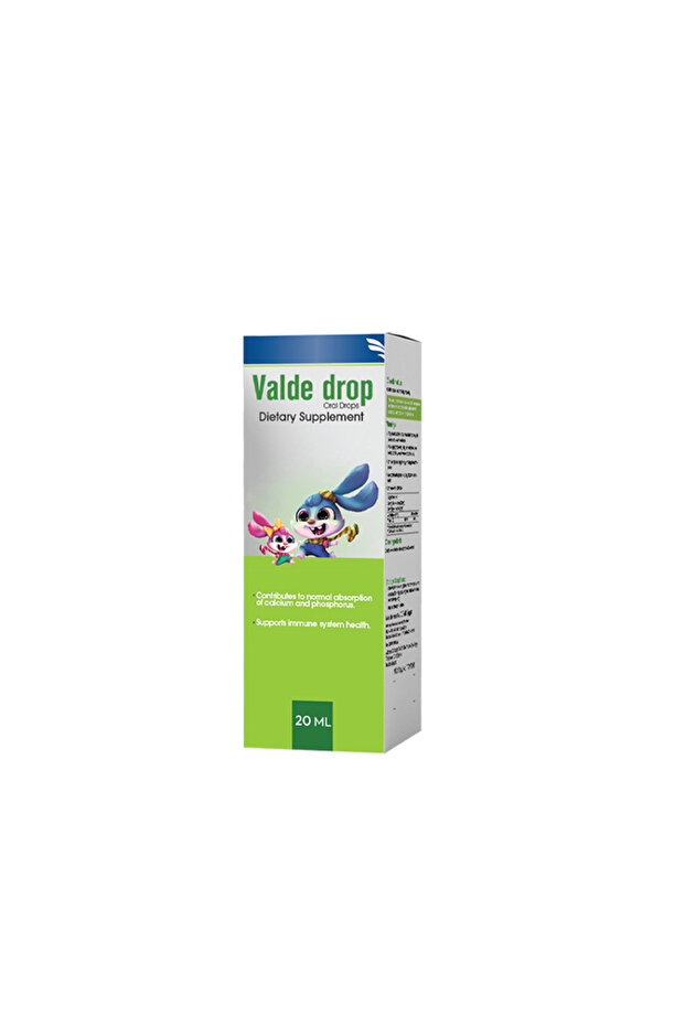 Valde drop - Vitamin D3 oral drops (babies & children)– Bones, Immunity, Brain & Mood Support - 20ml