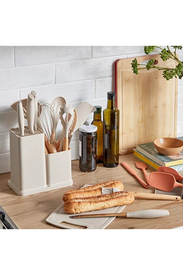 مجموعة أدوات المطبخ كلوي المكونة من 18 قطعة - 5