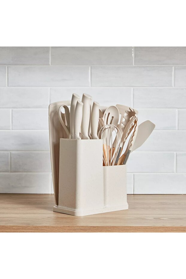 مجموعة أدوات المطبخ كلوي المكونة من 18 قطعة - 2