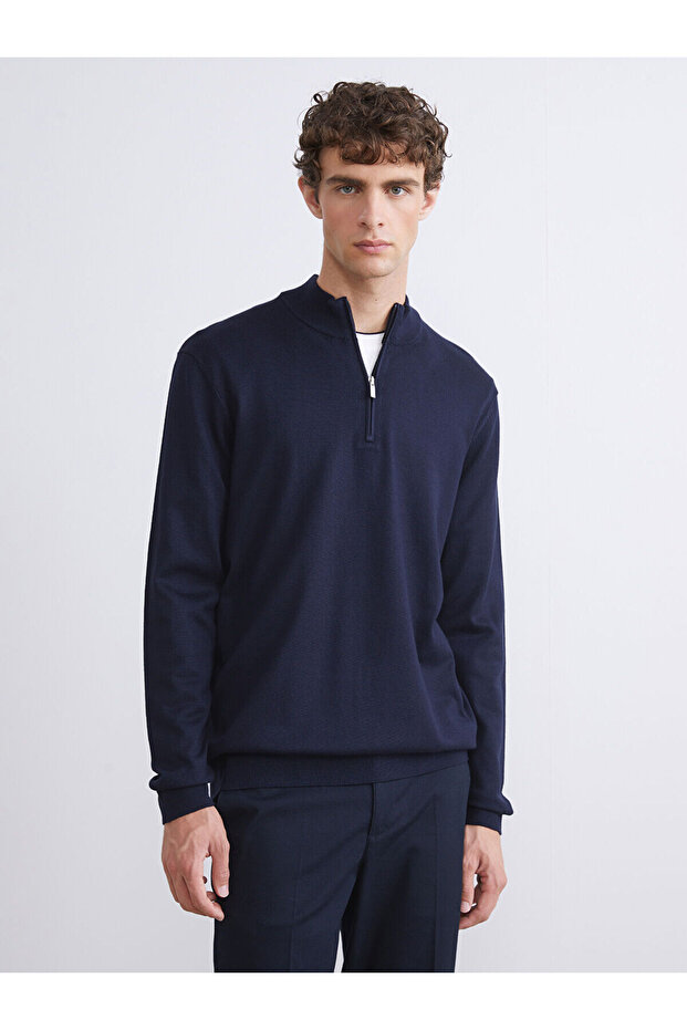 Plus New Season Stand Collar Men's Knitwear Sweater