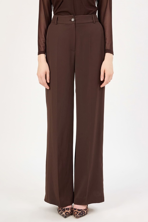 İspanyol paça klasik pantolon - 1