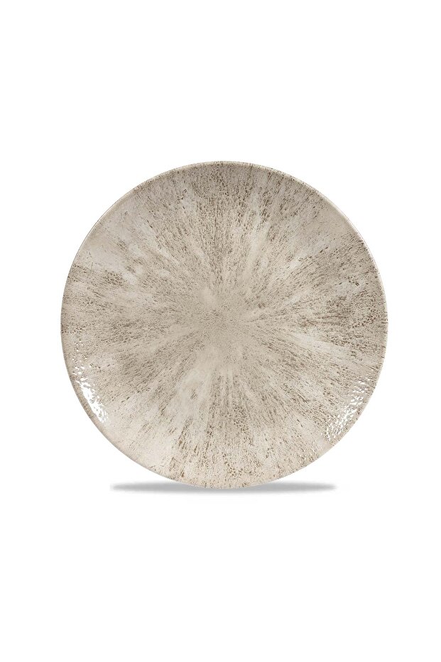 Stone Agate Grey Evolve Coupe Plate – 26cm Round, Ceramic