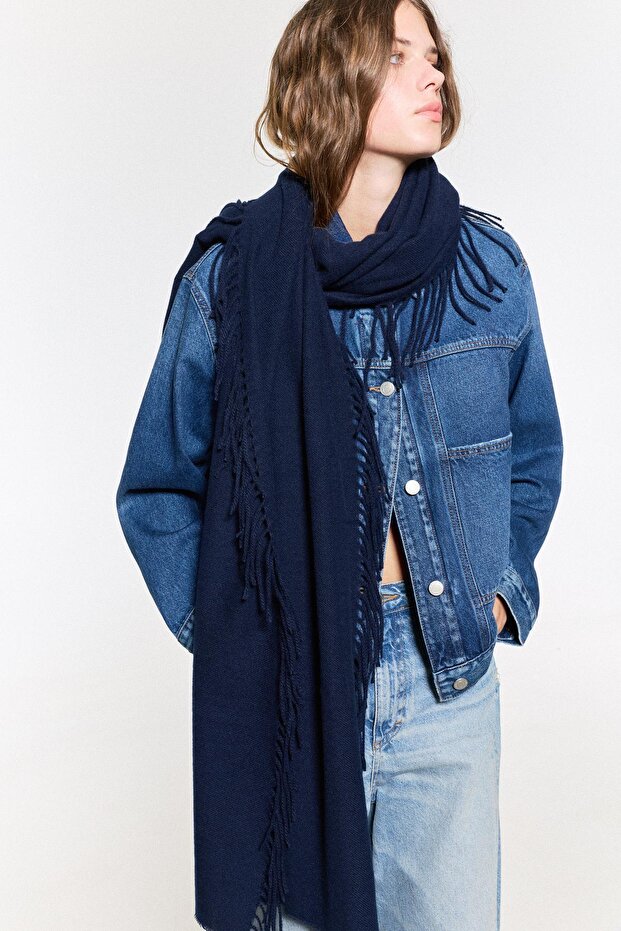 Püsküllü atkı - 1