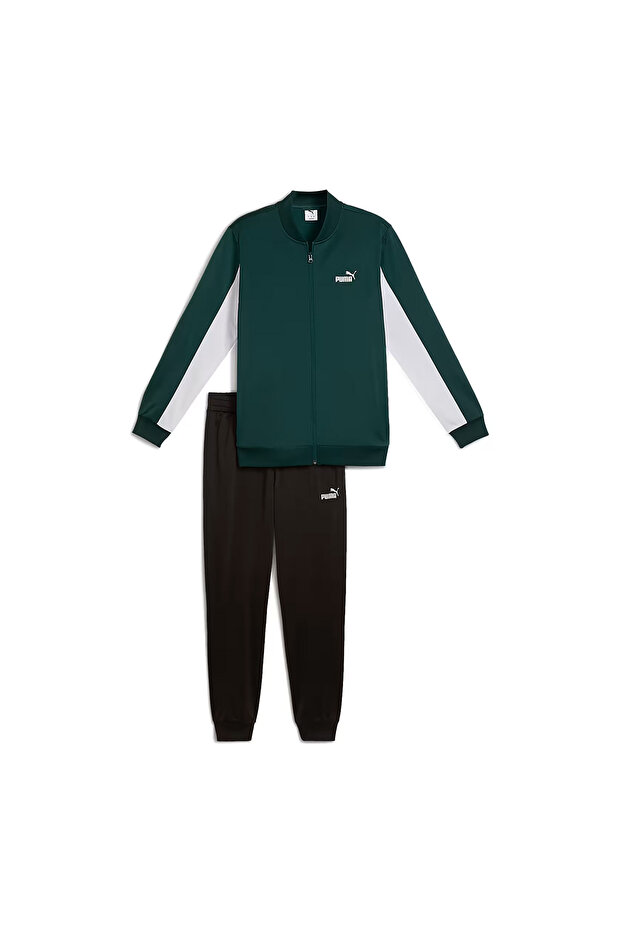 Poly Baseball Men's Green Casual Style Tracksuit Set 68485175
