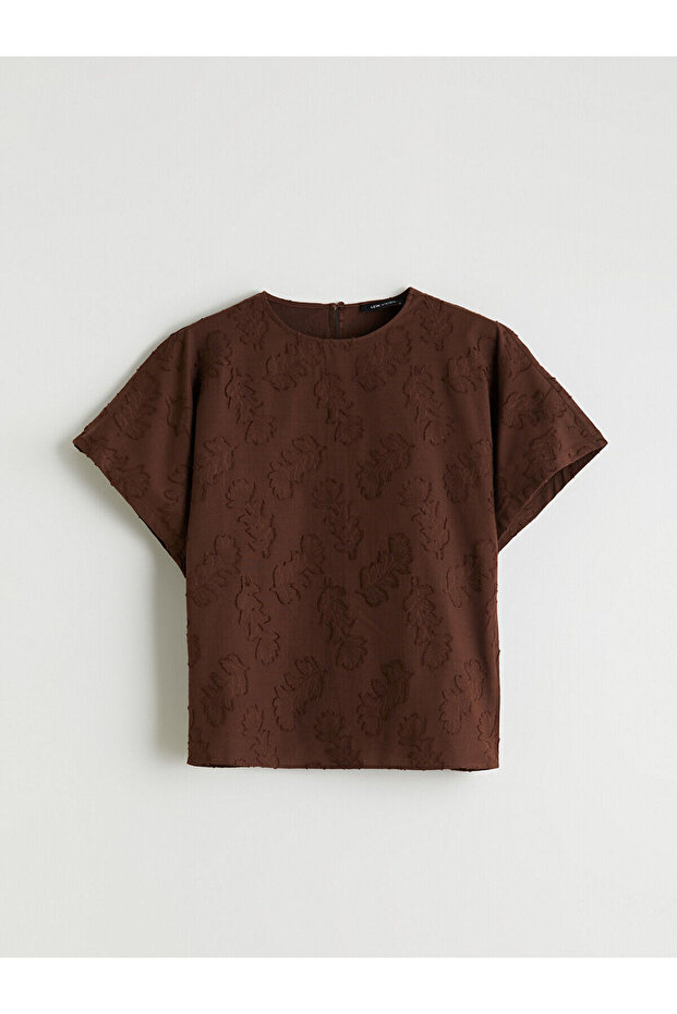 طاقم الرقبة منقوشة بلوزة - 5