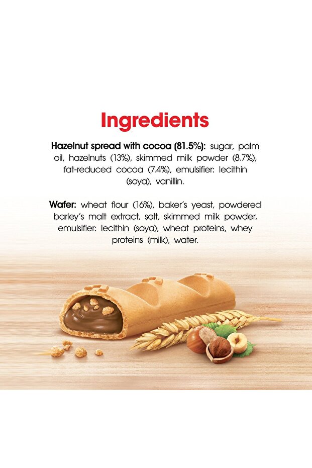 B-Ready 220 g Bars with Hazelnut Spread Ideal for Snacking Anytime - 8