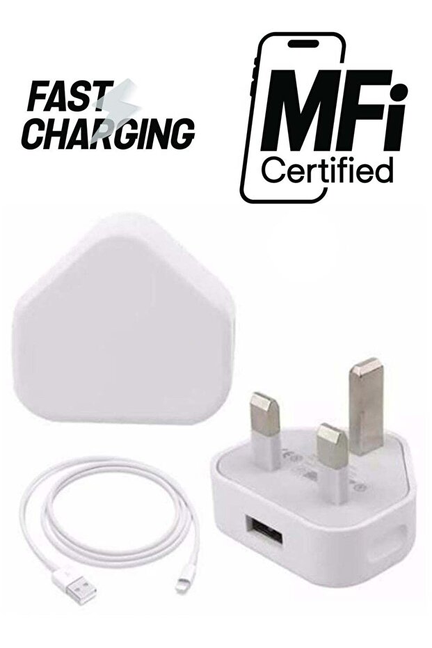 Wall Charger For Apple iPhone And iPad White