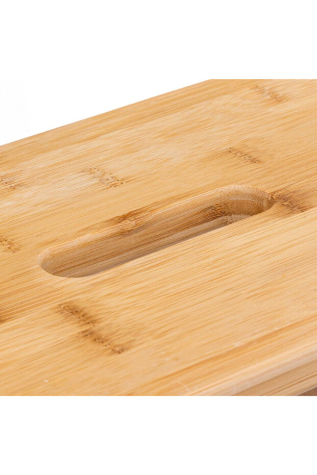 كرسي متدرج قابل للطي من الخيزران بثلاث درجات - 3