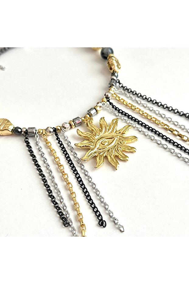 Golden Aura Choker Kolye