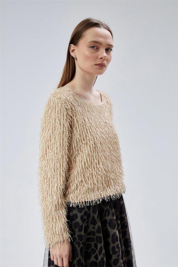 Simli Sakallı Bluz - 2