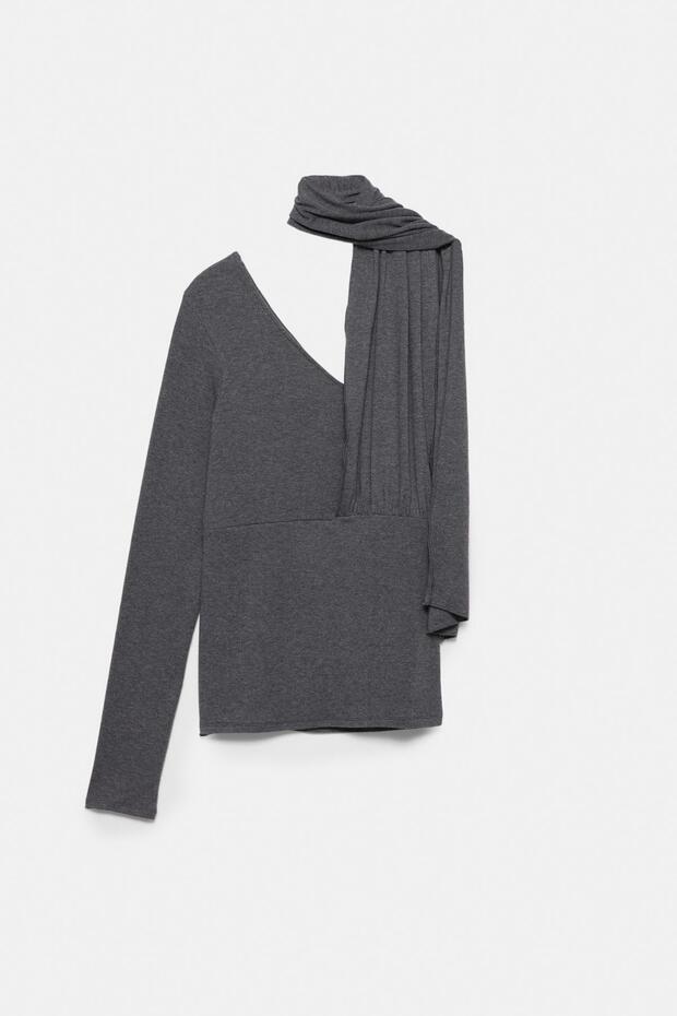 Asimetrik soft touch top - 5