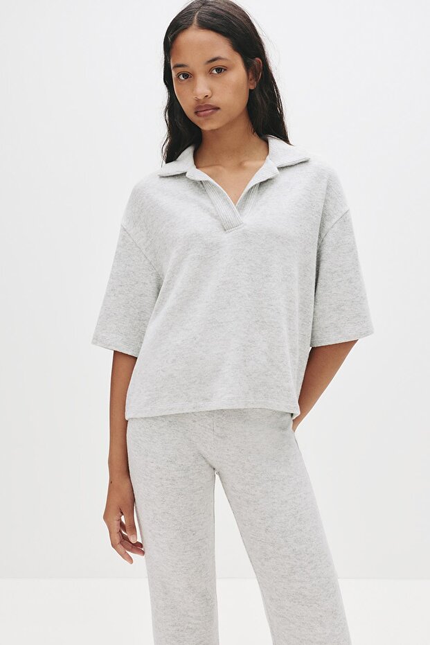 Oversize soft touch polo - 4