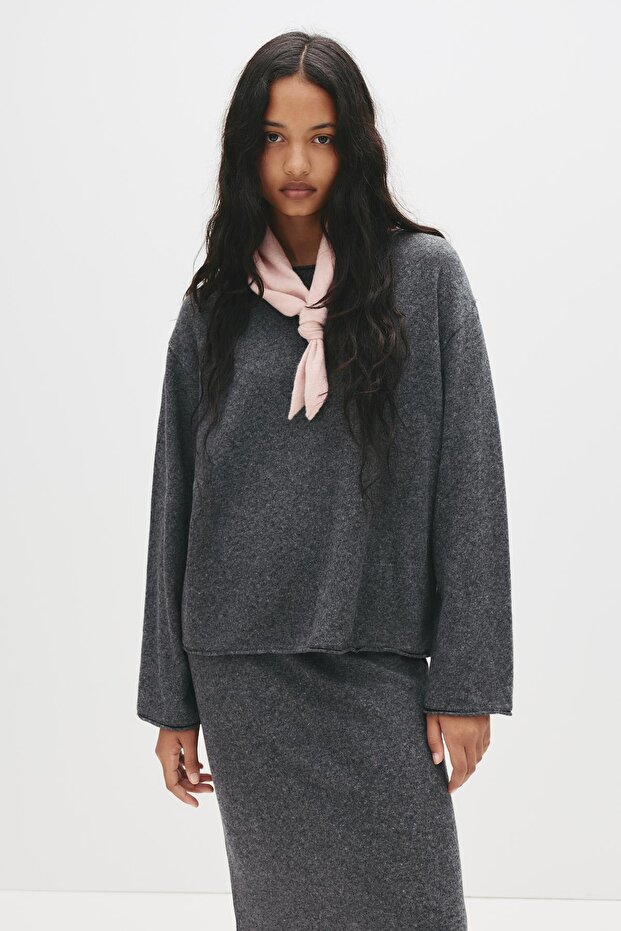 Soft touch uzun kollu t-shirt - 4