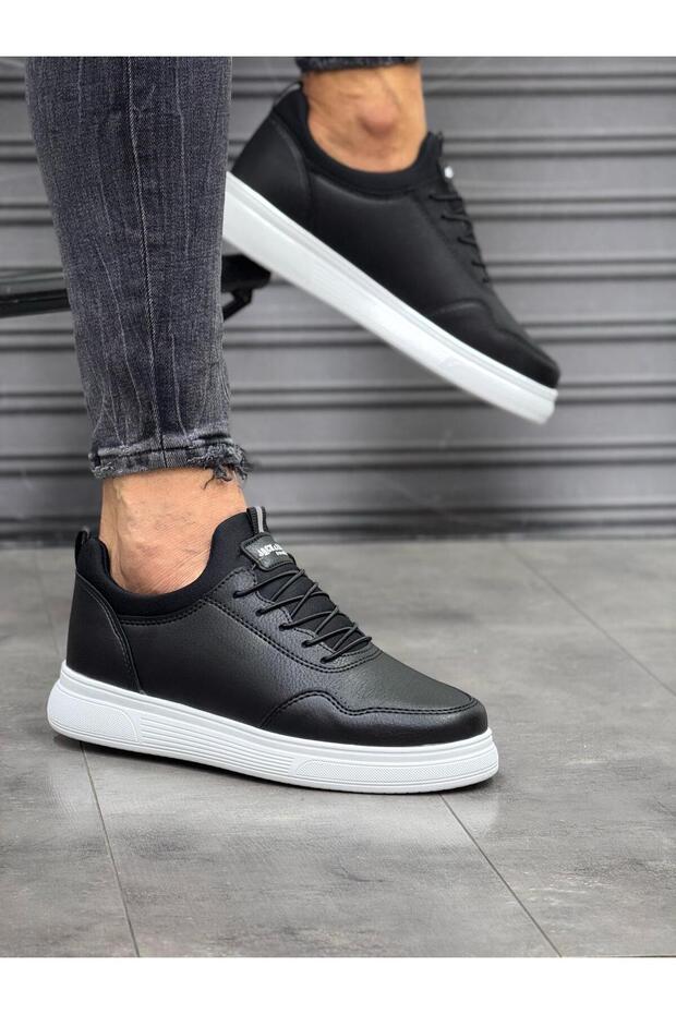 Anatomical Flexible Sole Daily Elastic Laceless Sports Shoes Ergonomic Sneaker
