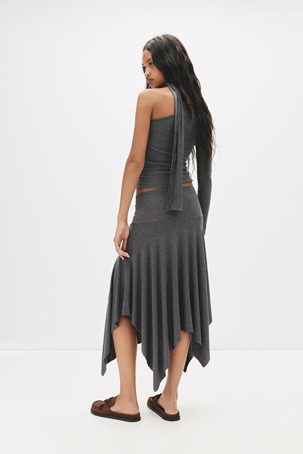 Asimetrik soft touch top - 2