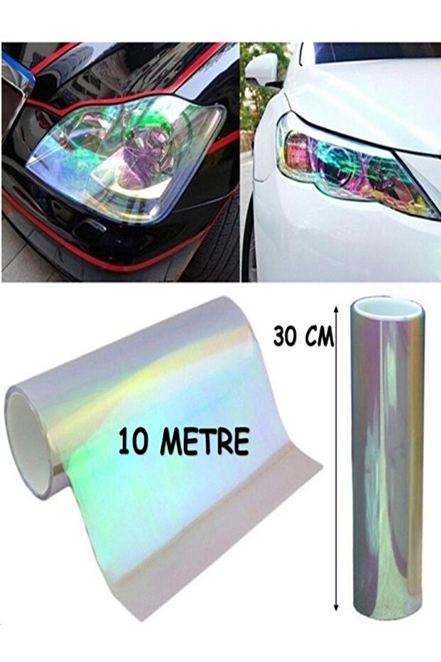 Headlight Stop Film Headlight Foil Chameleon Color Headlight Scratch Protection Foil 30 cm X 10 Meters