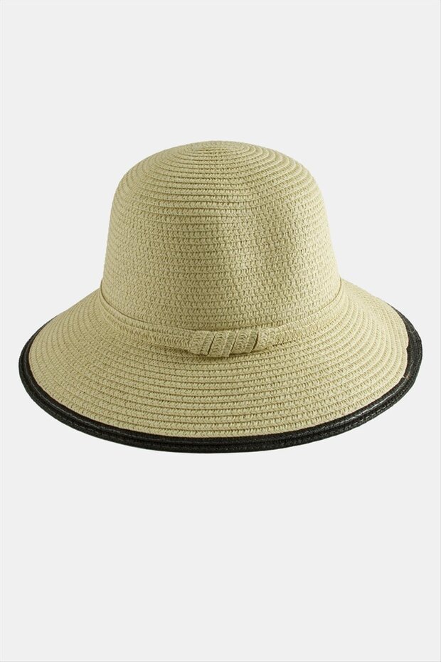 قبعة الشاطئ القش - 1