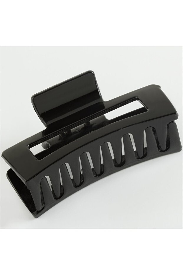مشبك ربط مستطيل أسود اللون 10 سم قطعة واحدة - 1