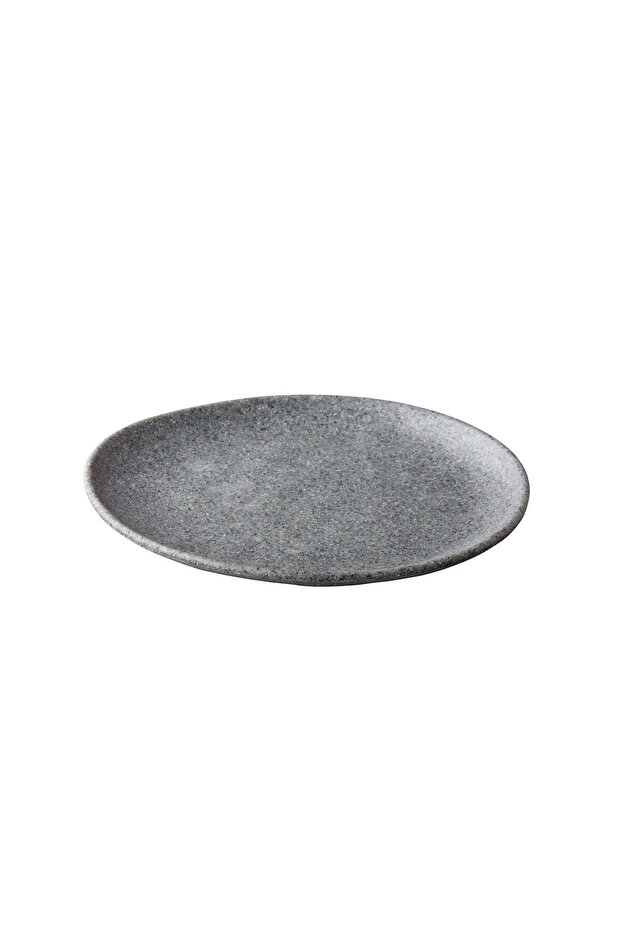 Pebble Grey Organic Plate, 26.5 cm