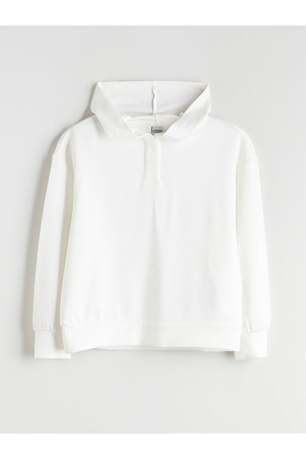 Hooded Girl's Sweatshirt (W5)