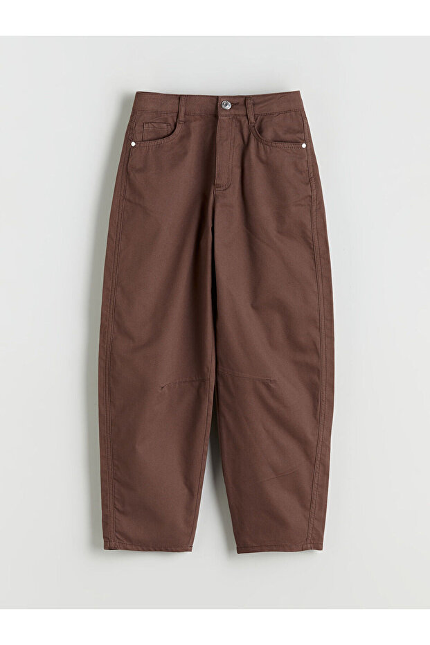 Adjustable-Waist Elastic Girls' Pants