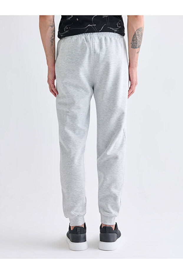 XSIDE Slim Fit Erkek Kalın Jogger Eşofman Altı - 4