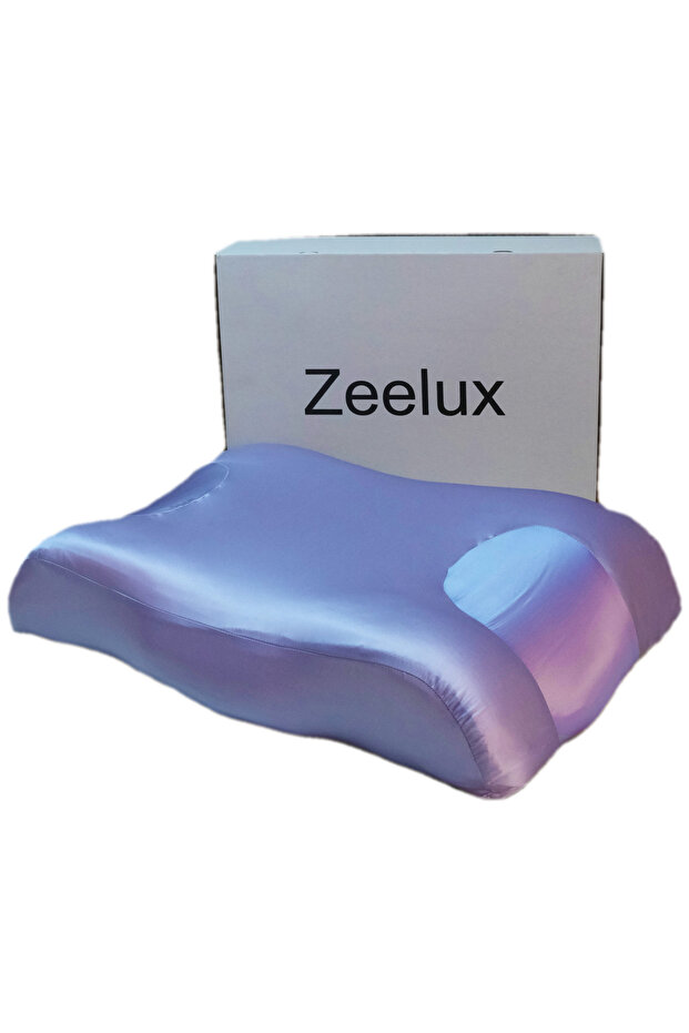 Anti-Wrinkle Beauty Pillow, Memory Foam, Bamboo Lining Skin with 100% Pure Mulberry Silk Cover
