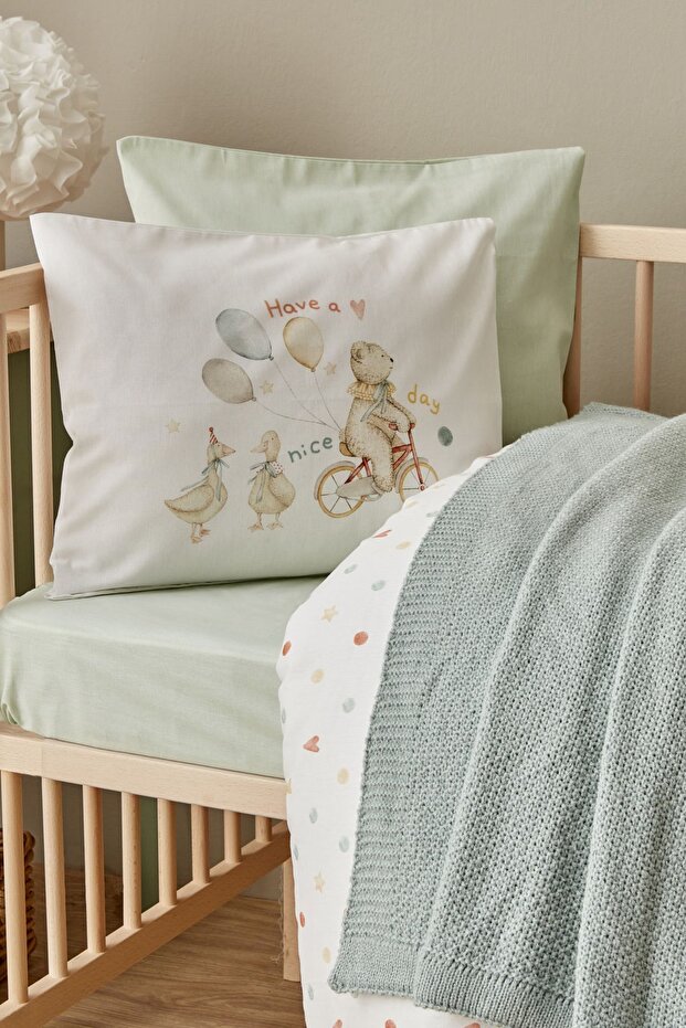 Little Honey Knitwear Blanket Mint