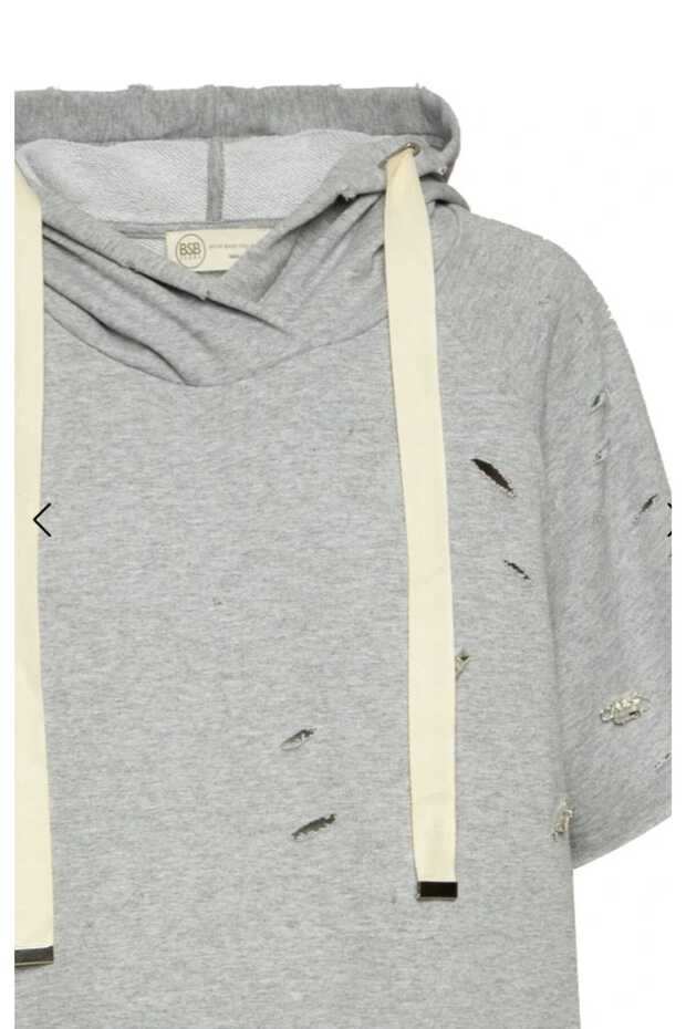 Kapüşonlu pamuklu sweatshirt - 5