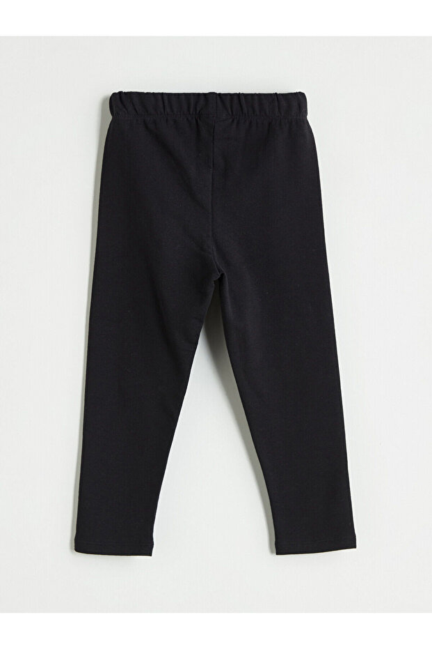 Beli Lastikli Basic Kız Bebek Tayt - 3