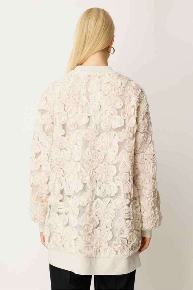 ÇİÇEK DESENLİ CEKET - 4