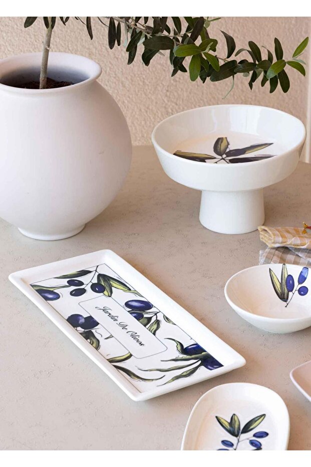 Olivos Rectangular Serving Plate 35X16 cm - 2