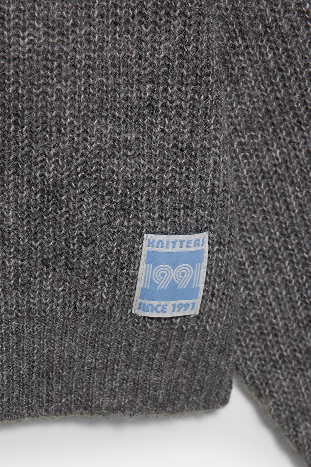 Fitilli örgü, yumuşak kazak - 7