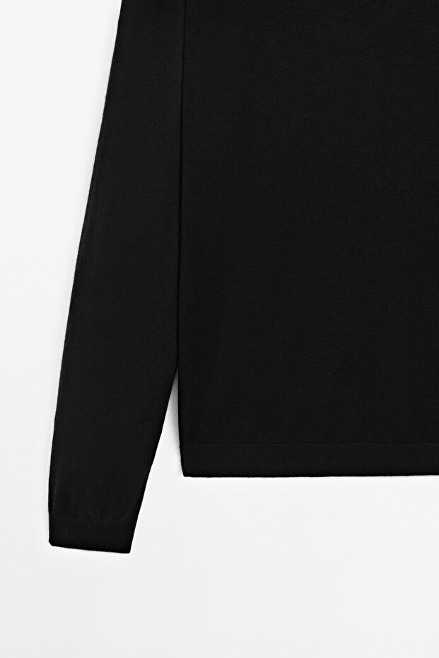 Triko yün karışımlı kazak - 7