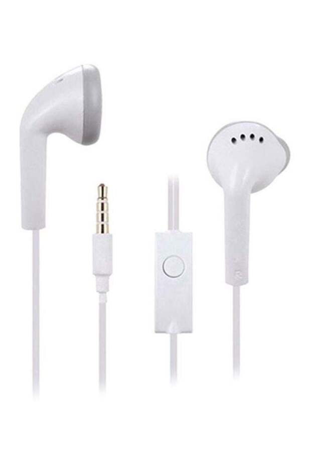 Wired In-Ear Earphones With Microphone For Samsung Galaxy S2/S3/S4/S5/Note 2/3/4 White