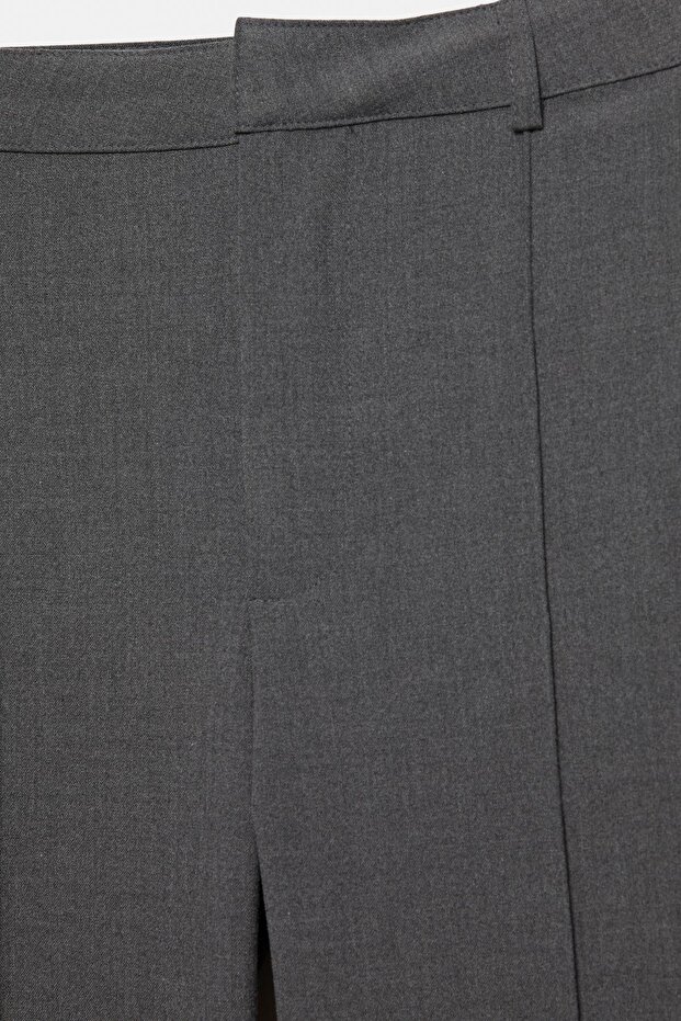 Nervürlü kumaş pantolon - 7