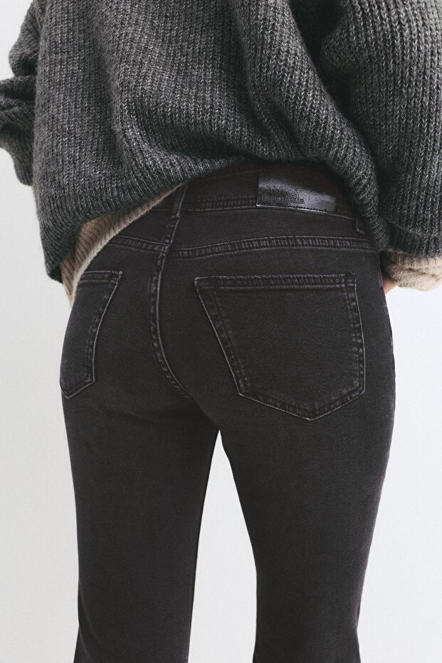 Düşük bel bootcut jean - 7