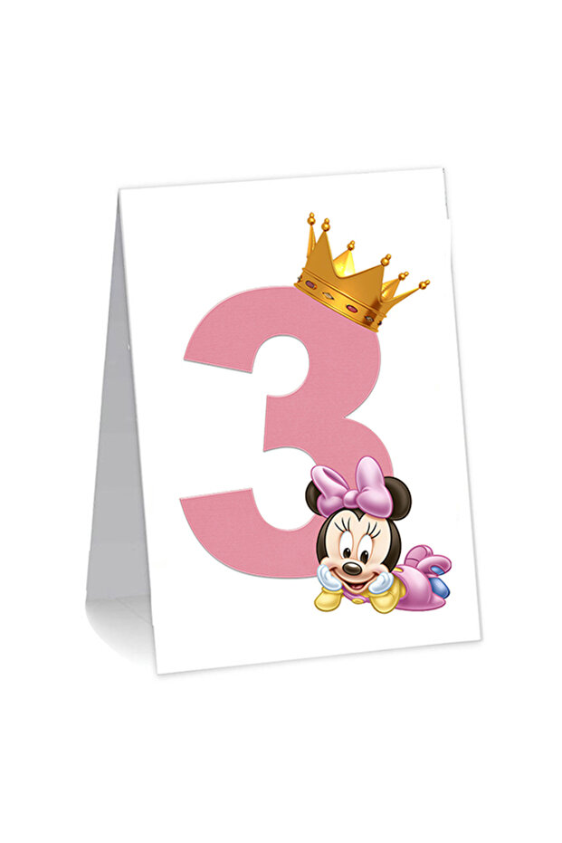 Numar de masa Minnie Mouse - 1